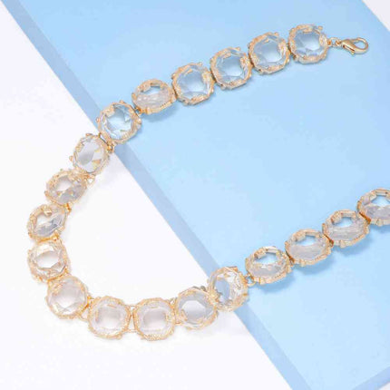 Zinc Alloy Resin Necklace