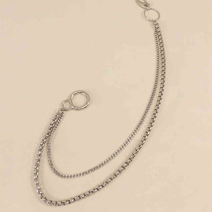 Double-Layered Metal Chain Belt