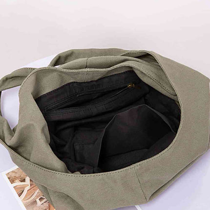 Large Canvas Crossbody Bag