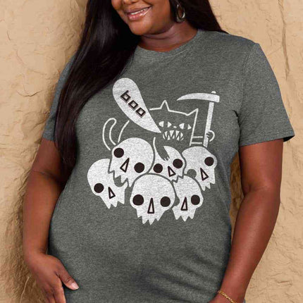 Simply Love Full Size Graphic BOO Cotton T-Shirt