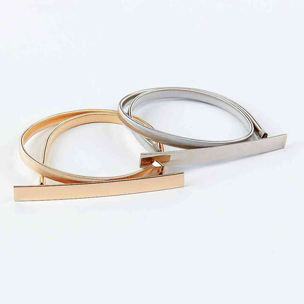 Elastic Iron Skinny Belt