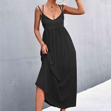 Double Strap Tie Back Dress