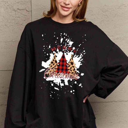 Simply Love Full Size MERRY CHRISTMAS Graphic Sweatshirt
