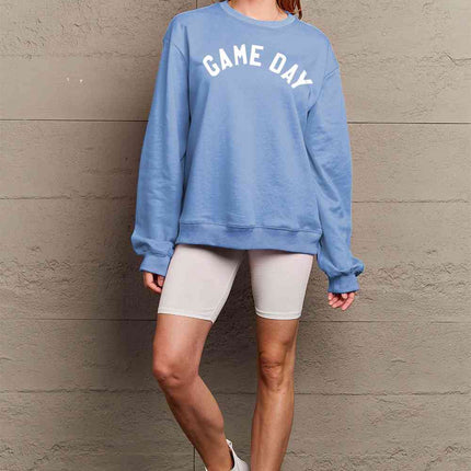 Simply Love Full Size GAME DAY Graphic Sweatshirt