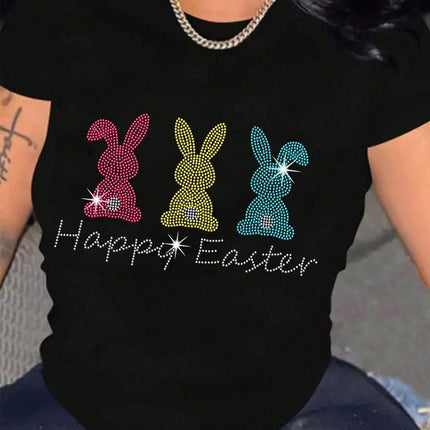 HAPPY EASTER Round Neck T-Shirt