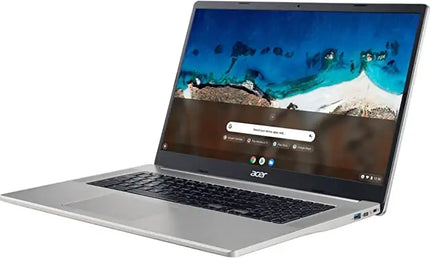 Acer Chromebook 317 Cb317-1h Cb317-1h-c41x 17.3" Chromebook - Full Hd - 1920 X 1080 - Intel Celeron N5100 Quad-core (4 Core) 1.10 Ghz - 4 Gb Total Ram - 32 Gb Flash Memory - Sparkly Silver