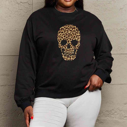 Simply Love Full Size Drop Shoulder Graphic Sweatshirt