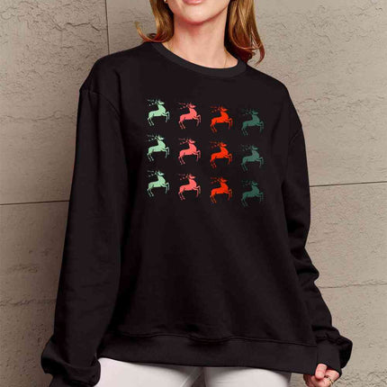 Simply Love Full Size Graphic Long Sleeve Sweatshirt