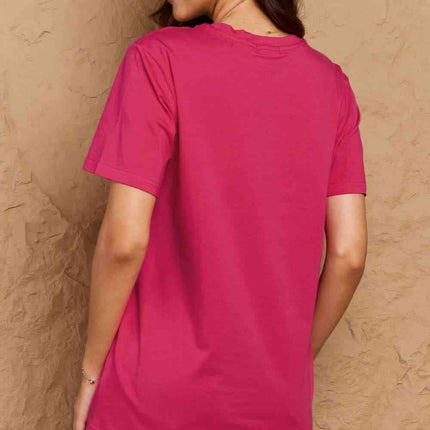 Simply Love Full Size MOM LIFE Graphic Cotton T-Shirt