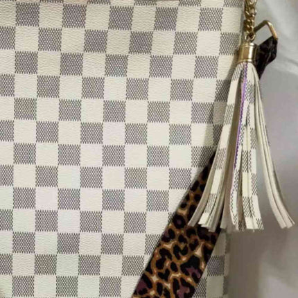 Adored PU Leather Shoulder Bag with Tassel - Vickie Lynn's