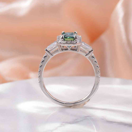 1 Carat Moissanite 925 Sterling Silver Ring