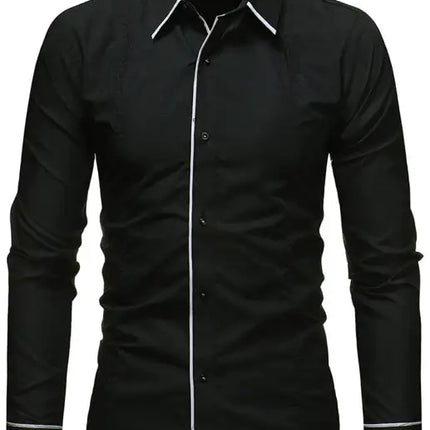 Men's Fashion Versatile Long Sleeve Shirts