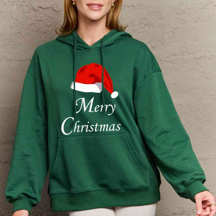 Simply Love Full Size MERRY CHRISTMAS Graphic Hoodie
