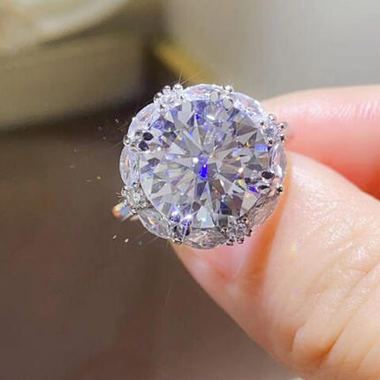 5 Carat Moissanite 925 Sterling Silver Ring