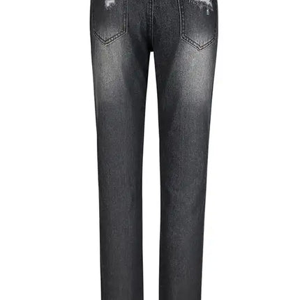 Women's Solid Zip-Fly Shredded Skinny Jeans