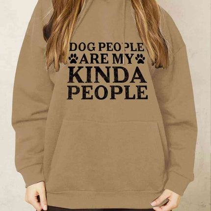 Simply Love Simply Love Full Size Dog Paw Slogan Graphic Hoodie
