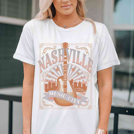 NASHVILLE MUSIC CITY Graphic T-Shirt
