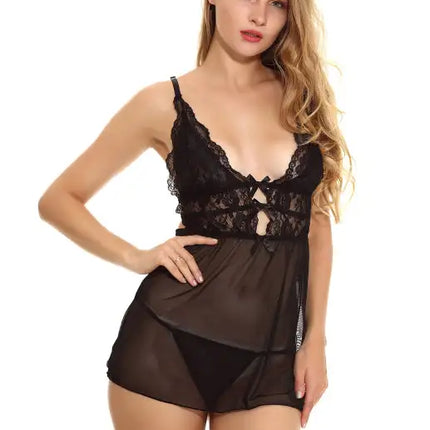 Ladies Sexy  Babydoll Lace Nightgown