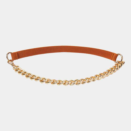 Half Alloy Chain Elastic Belt