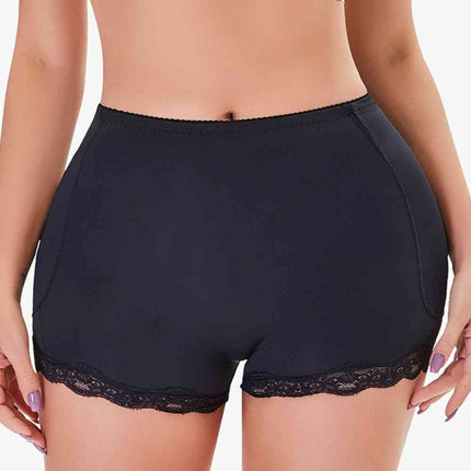 Full Size Lace Trim Shaping Shorts