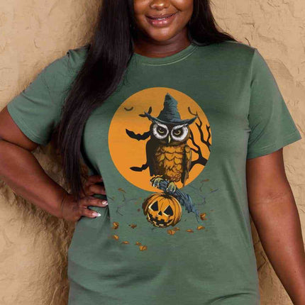 Simply Love Full Size Holloween Theme Graphic Cotton T-Shirt