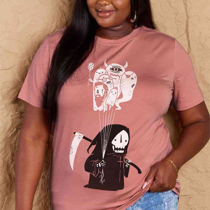 Simply Love Full Size Death Graphic T-Shirt