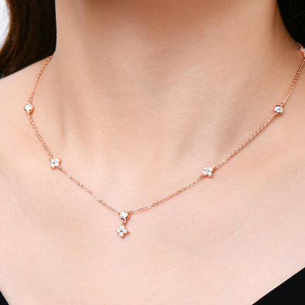 Moissanite 925 Sterling Silver Necklace