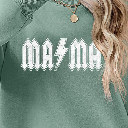Letter Graphic Dropped Shoulder Sweatshirt