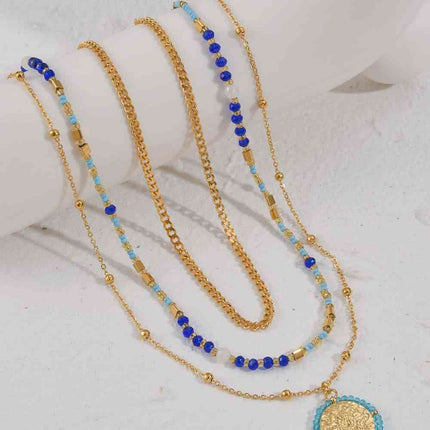 Three-Piece Beaded Necklace Set