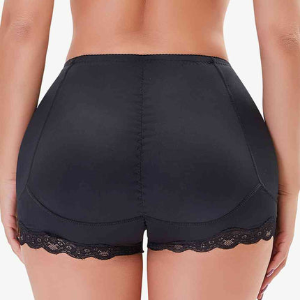 Full Size Lace Trim Shaping Shorts