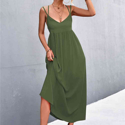 Double Strap Tie Back Dress