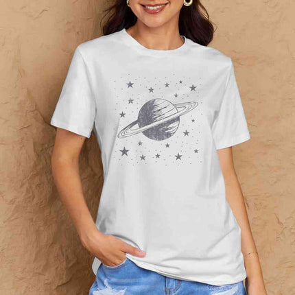 Simply Love Full Size Planet Graphic Cotton T-Shirt