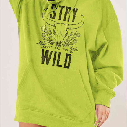 Simply Love Simply Love Full Size STAY WILD Graphic Hoodie