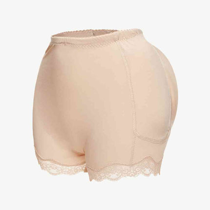 Full Size Lace Trim Shaping Shorts