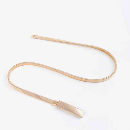 Elastic Iron Skinny Belt