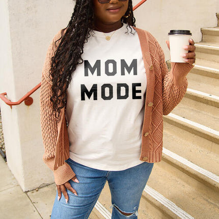 Simply Love Full Size MOM MODE Short Sleeve T-Shirt