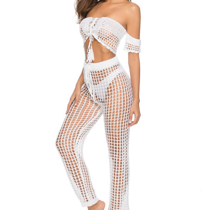 Cutout High Waist Swim Pants
