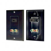 HDMI/Stereo (Dual) RCA Audio Combo Wall Plate