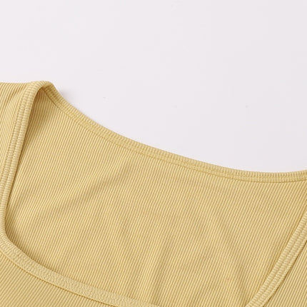 Square Neck Short Sleeve T-Shirt