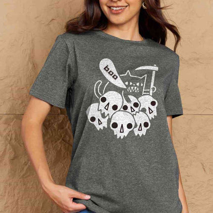 Simply Love Full Size Graphic BOO Cotton T-Shirt