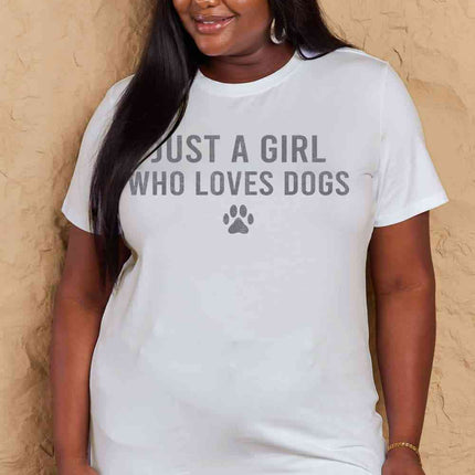 Simply Love Full Size Dog Paw Graphic Cotton T-Shirt