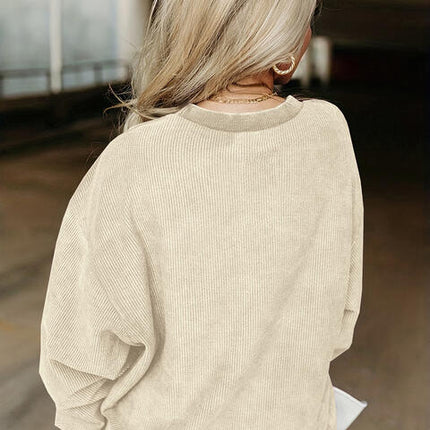 Full Size HOWDY Graphic Round Neck Sweatshirt