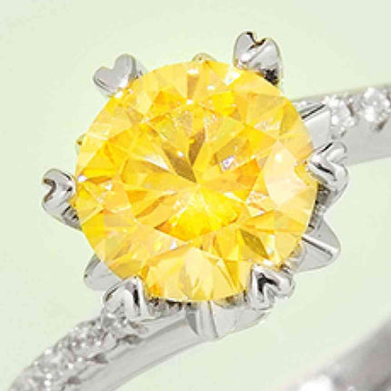 1 Carat Moissanite 925 Sterling Silver Ring