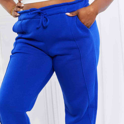 Zenana Full Size Can't Stop Me Paperbag Waist Joggers