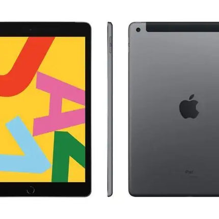 A2198 Apple Ipad 7TH GEN 10.2" Space Gray 32GB Wifi 4G LTE IOS Tablet MW6W2LL/A Laptops & Tablets