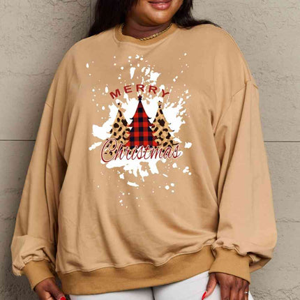 Simply Love Full Size MERRY CHRISTMAS Graphic Sweatshirt
