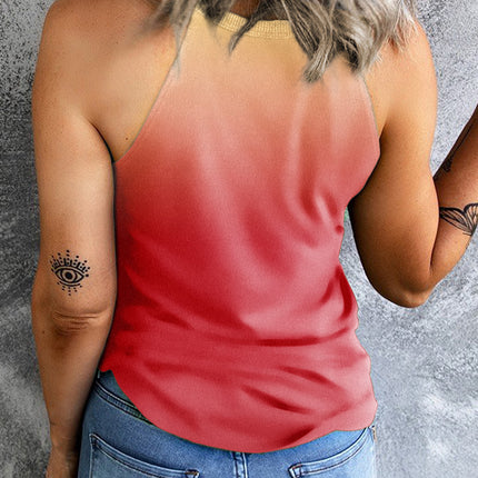 Gradient Grecian Neck Tank