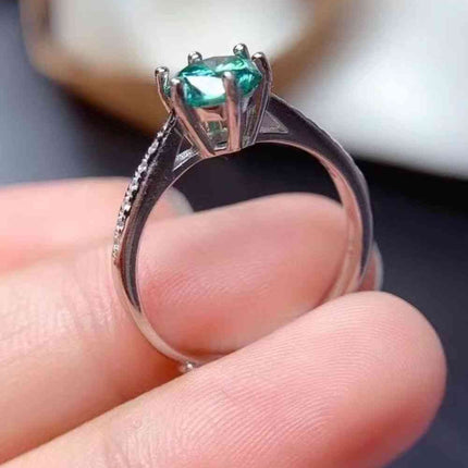 All For You 2 Carat Moissanite 925 Sterling Silver Ring