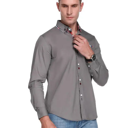 Men's Plaid Long Sleeve Shirt