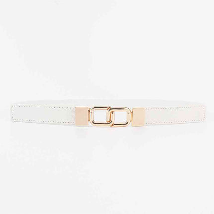 Geometric Double Buckle Elastic Belt